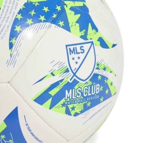 Adidas MLS Size 4 Club Sports Ball - White: TPU Shell, Butyl Bladder