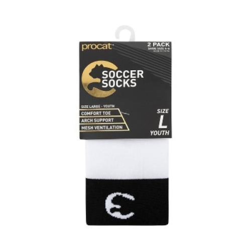 ProCat Soccer Socks 2pk - L