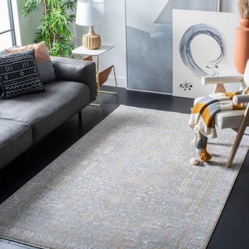Webster 300 WBSB320 Power Loomed Indoor Accent Rug - Grey/Beige - 3'x5' - Safavieh