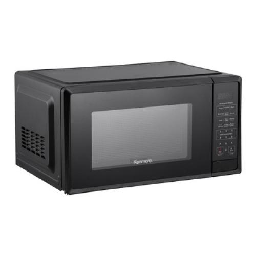 Kenmore 1.1 cu-ft Black Microwave - Black - with dents