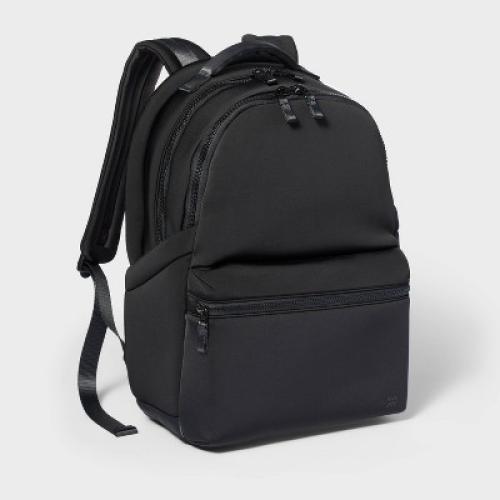 Faux Neoprene; Backpack Black - All In Motion