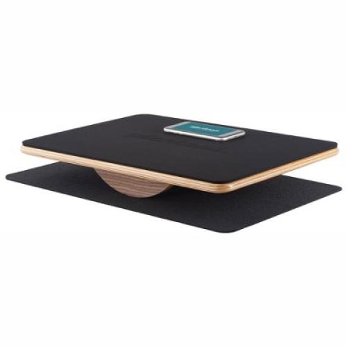 Plankpad Pro Full Body Strength Fitness Trainer Balance Board with iOS Android Training Workout Programs Gaming App for All Fitness Levels, Black
