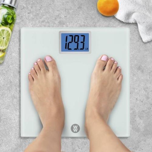 Super Large LCD Display with Backlight White - Weight Watchers