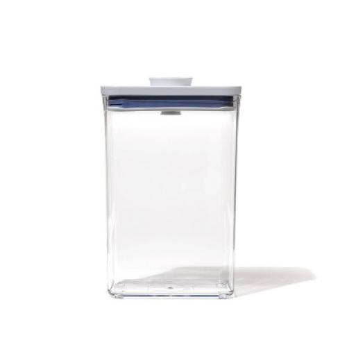 OXO POP 2.7qt Plastic Rectangle Airtight Food Storage Container White