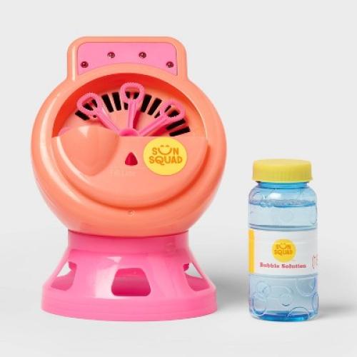 Light Up Bubble Maker Pink - Sun Squad™: Bubble Blower Toy for Kids 3