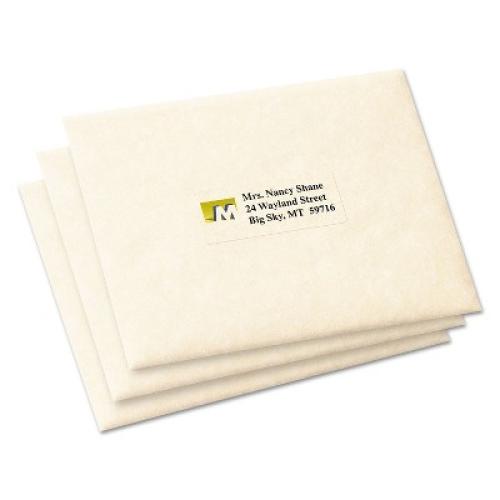 Avery Clear Easy Peel Mailing Labels Inkjet 1 x 2 5/8 300/Pack 18660