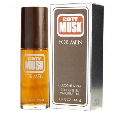 Coty Musk By Coty Men Citruses, Amber, Musk, Woody Notes Cologne Spray 1.5 Oz