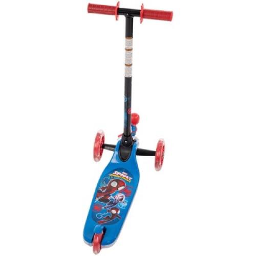 Huffy Spidey and His Amazing Friends 3-Wheel Tilt N Turn Kick Scooter - Blue