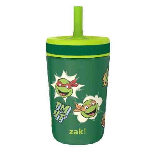 Zak Designs 12oz TMNT Kelso Tumbler Green ‼️mild scratches on the outside ‼️