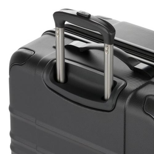 SWISSGEAR Cascade Hardside Large Checked Spinner Suitcase - Black