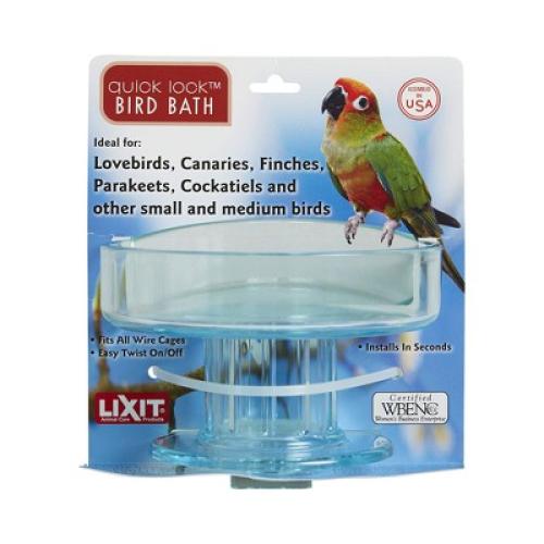 Lixit Quick Lock Bird Bath For Small And Medium Birds