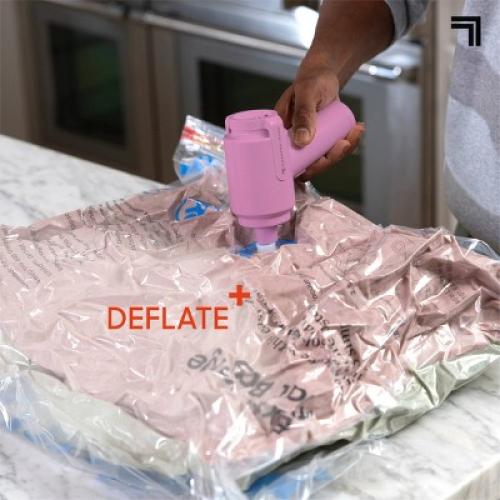 Sharper Image Cordless Handheld Vacuum and Blower Pink