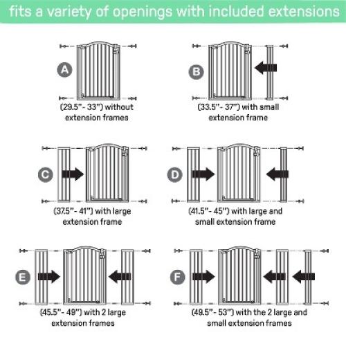 Summer by Ingenuity The Thruway 53W Series Gate - White