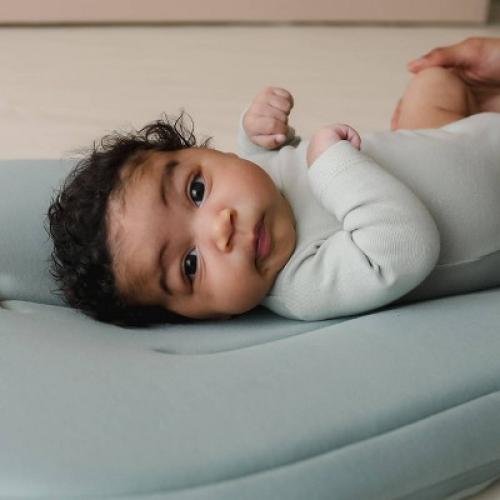 Snuggle Me Organic Curve Infant Lounger - Slate