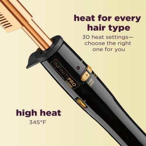 Conair InfinitiPro Straightening Comb - Gold