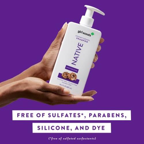 Native Limited Edition Girl Scouts Coconut Caramel Cookie Moisturizing Shampoo - 16.5 fl oz