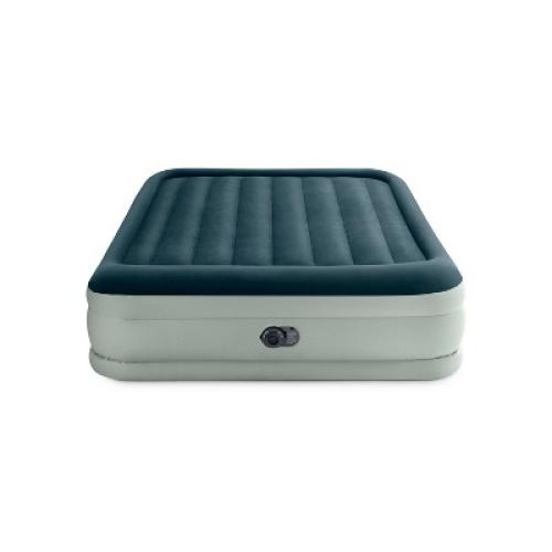 Intex Elevated 18 Premium Comfort Queen Air Mattress with Internal Pump