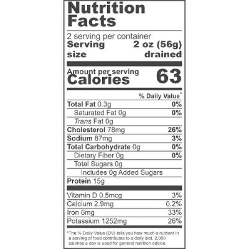 Sea Tales Seafood With A Story Solid Light Skipjack Wild Tuna in Water No Salt Added - Case of 12/5 oz