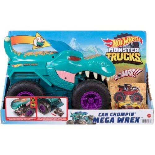 Hot Wheels Monster Trucks Car Chompin' Mega-Wrex Vehicle