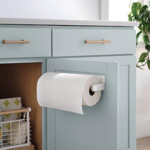 Paper Towel Holder White - Brightroom Metal Kitchen Holder, Napkin  Sponge Organizer, Width