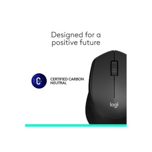 Logitech M330 Silent Plus Mouse Wireless Black 910004905