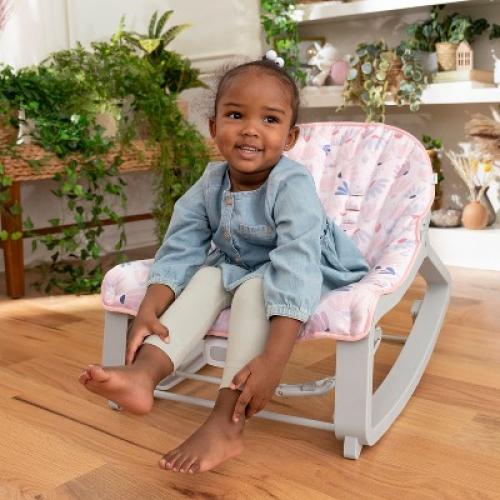 Ingenuity Keep Cozy 3-in-1 Grow with Me Baby Bouncer, Rocker & Toddler Seat - Burst