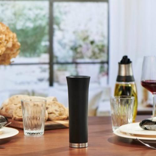 Cole & Mason Electric Gravity Salt and Pepper Grinder Black
