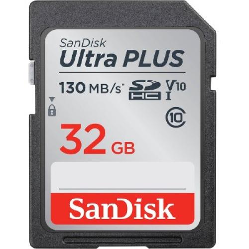 SanDisk Ultra PLUS Size 32GB SD Memory Card