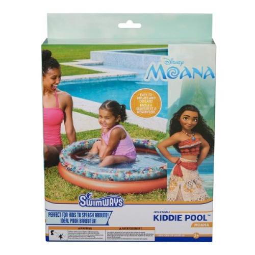 Disney Moana Kiddie Pool: Inflatable, Toddler, PVC, Age 3