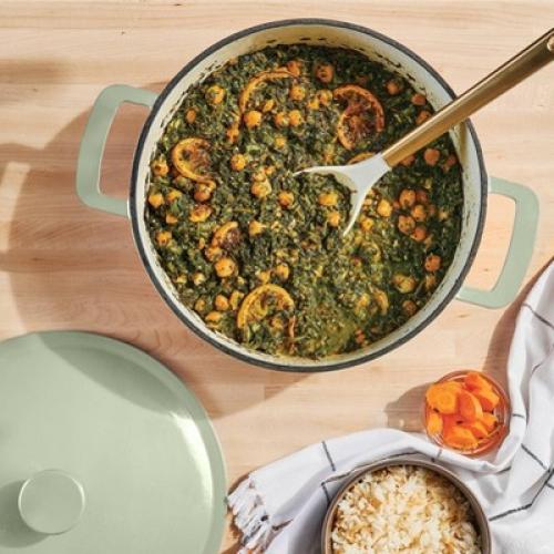 5.5qt Enamel Dutch Oven Sage Green - Figmint™
