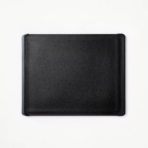 2pc Nonslip Recycled Poly Cutting Board Set Black - Figmint™