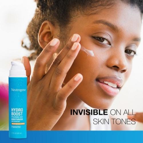 Neutrogena Hydro Boost Hyaluronic Acid Facial Moisturizer to Hydrate & Soothe Dry Skin - Fragrance Free - SPF 50 - 1.7 fl oz