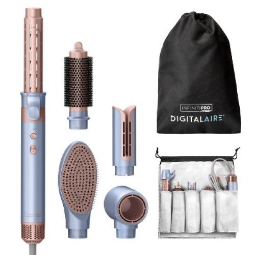 InfinitiPRO by Conair DigitalAIRE Plus Straightener and Bag Multipurpose Hair Styling Tools - 1-1.25