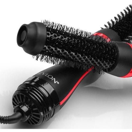 REVLON One Step Root Booster Round Brush Dryer and Hair Styler | Fight Frizz and Add Volume, Appliance Tool (1-1/2 in)
