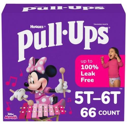 Pull-Ups Girls' Learning Designs Training Pants Giga Pack - Size 5T-6T - 66ct