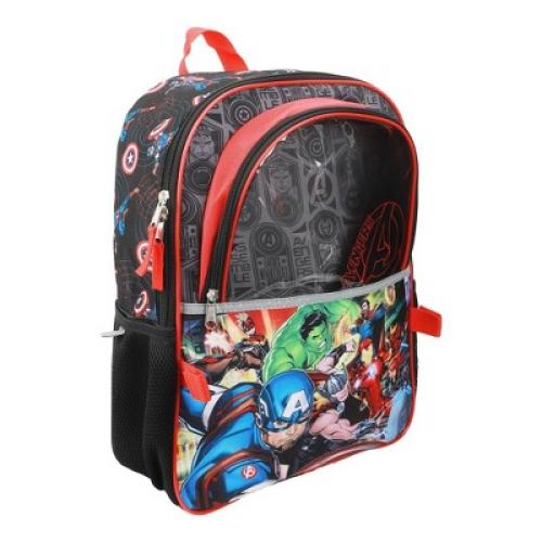 Avengers Kids' 15.5L Backpack with HP - Black