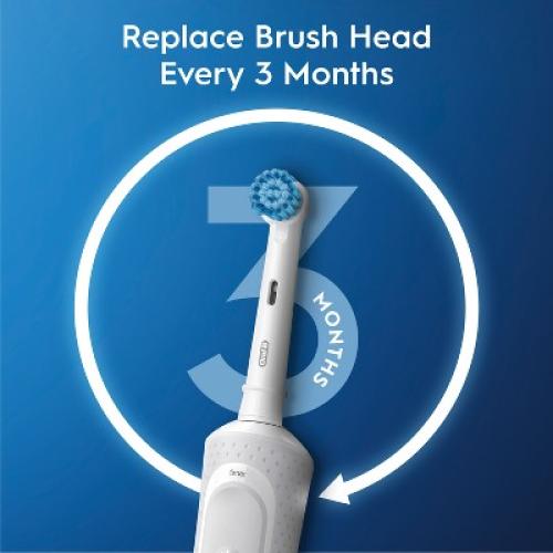Oral-B Pro 300 Vitality Electric Toothbrush with (1) Brush Head - Rechargeable - White