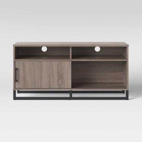 Mixed Material TV Stand for TVs up to 54 Gray - Room Essentials™