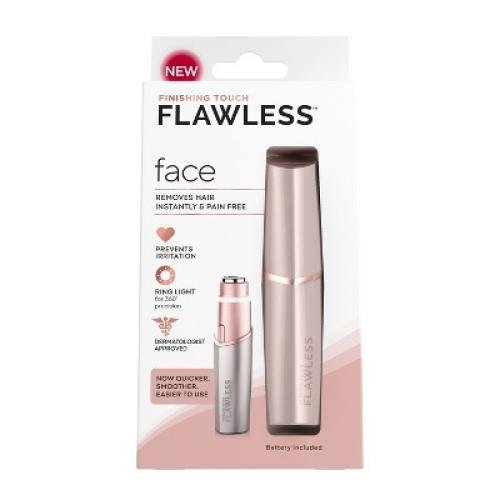 Finishing Touch Flawless Facial Hair Remover Electric Razor for Women - Coral