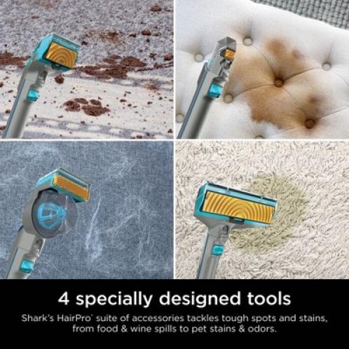 ‼️has stains and dust ‼️Shark StainStriker HairPro Portable Carpet, Upholstery & Area Rug Cleaner with Pet Mess & Hair Tools PX251TGT