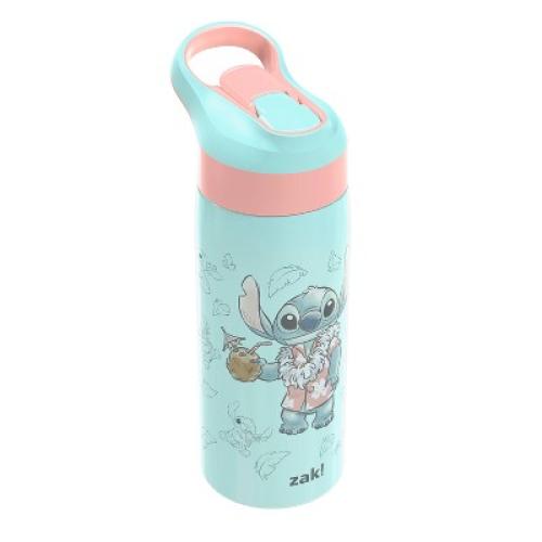Zak Designs 19oz Stitch Stainless Steel Double Wall Vacuum Riverside Water Bottle Blue
