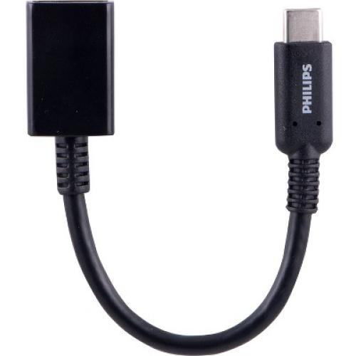 Philips 6 USB-C to USB 3.1 Female Adapter Black