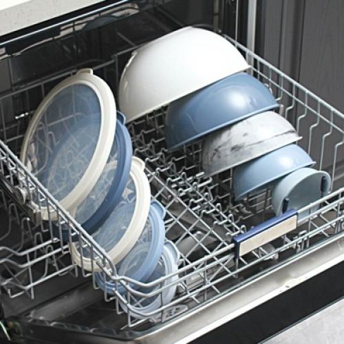 Set of 12 Color Blue and White COOK WITH COLOR Mixing Bowls with Lids 12 Piece Set BLUE & WHITE