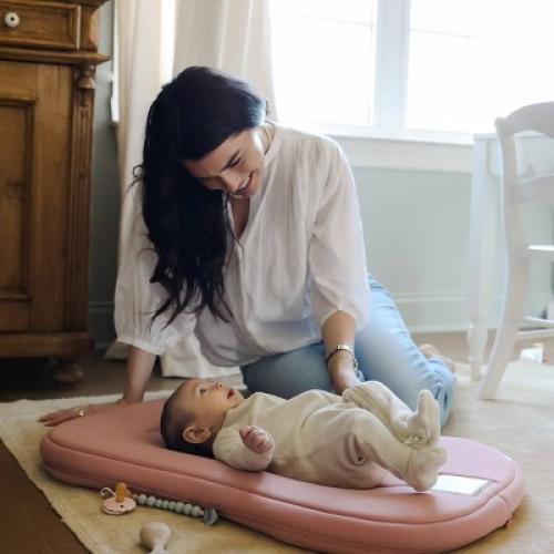 Snuggle Me Organic Curve Infant Lounger - Gumdrop