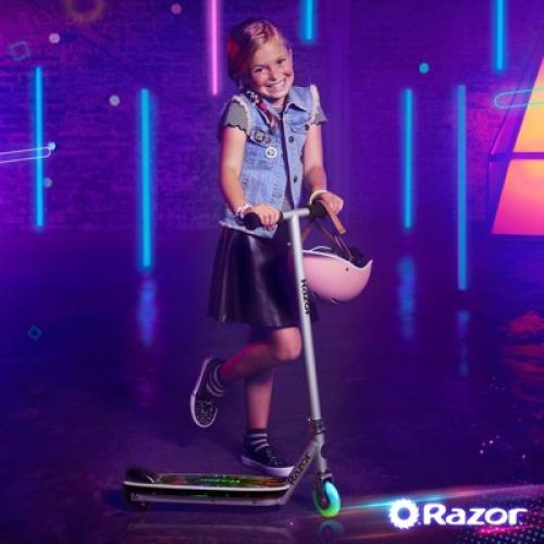 Razor Color Rave Electric Scooter - Black