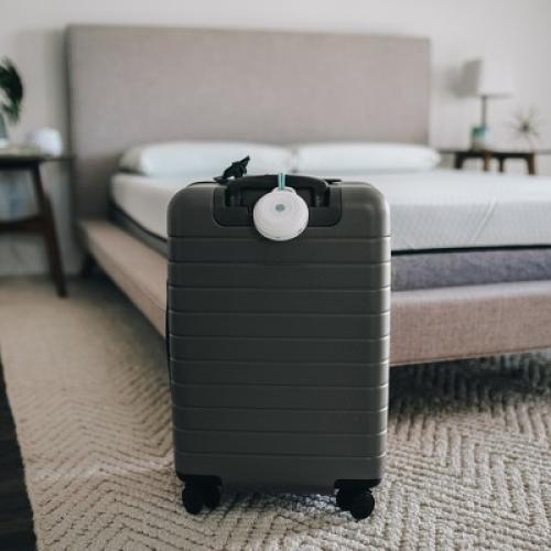 Color White  Portable White Noise Machine and Travel Case