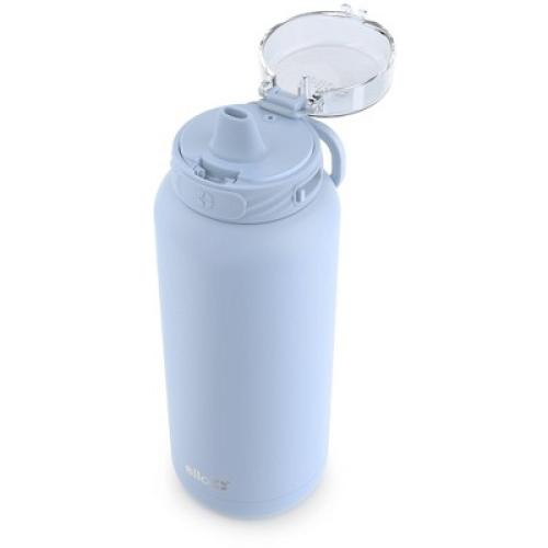 Ello Cooper 32oz Stainless Steel Water Bottle - Light Blue: BPA-Free, Reusable, Hand Wash, Cold Beverages, All Ages MISSING STRAW