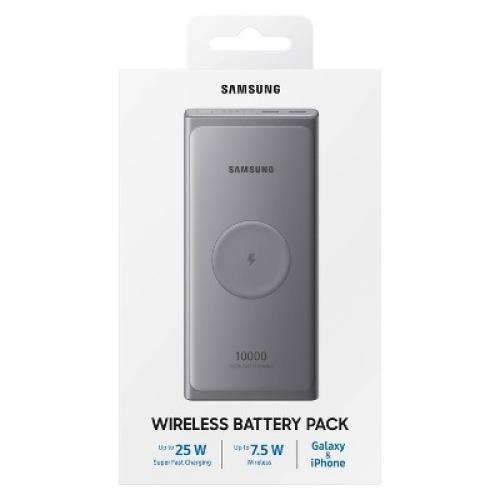 Samsung 10000mAh 25W Wireless Power Bank - Silver