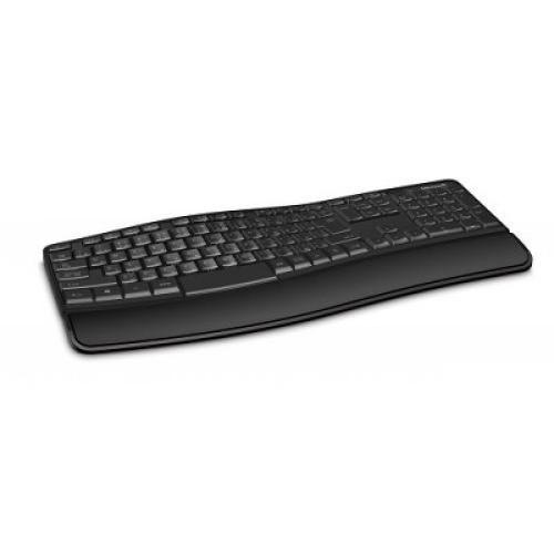 Microsoft Sculpt Comfort Desktop Keyboard and Mouse - Wireless - Contoured Design - Detachable Palm Rest - Split Spacebar with Backspace Functionality