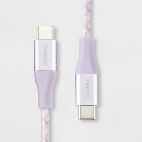 6' USB-C to USB-C Braided Cable - heyday™ Soft Purple